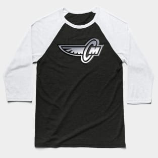 Corley Motors Chrome Logo Baseball T-Shirt